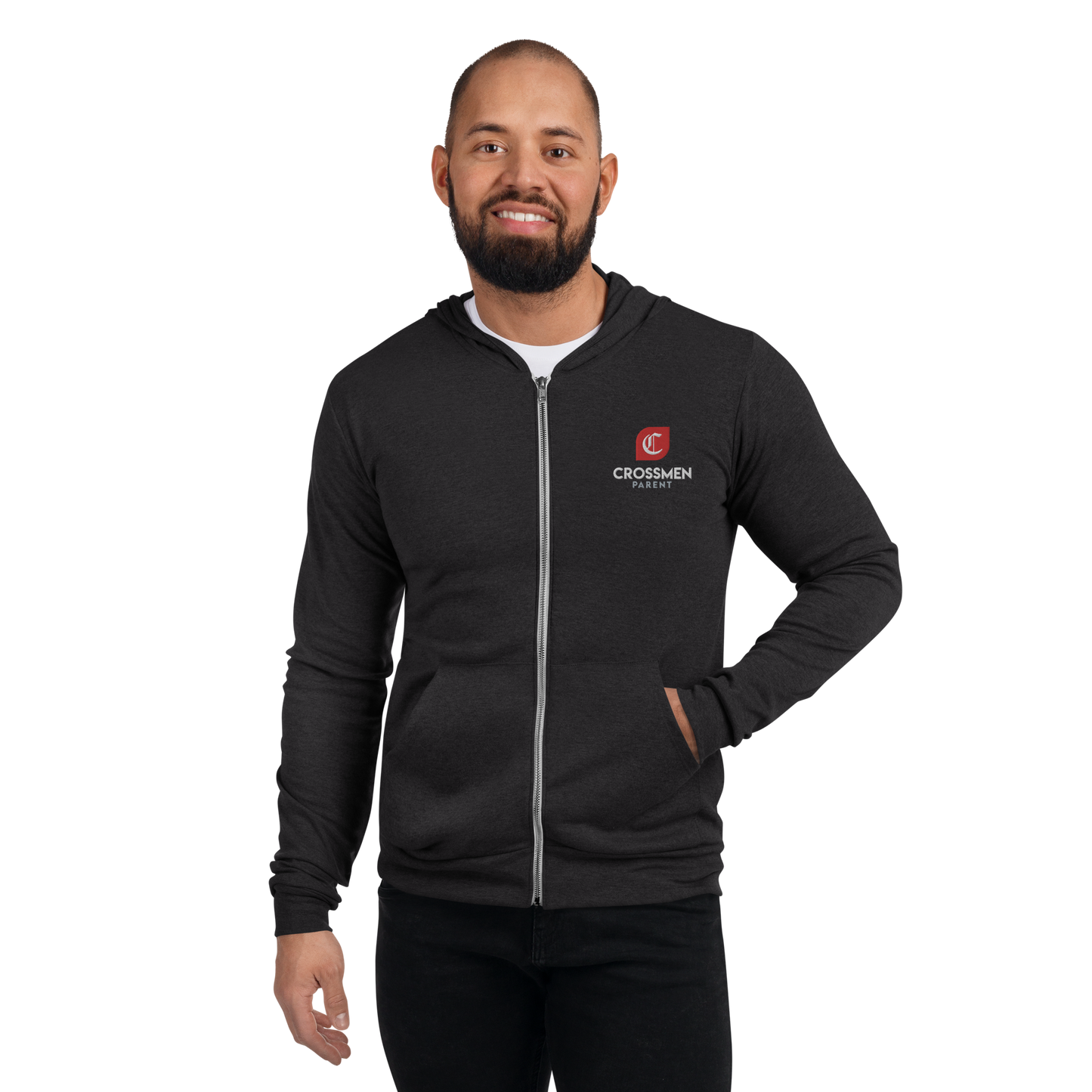 Crossmen Unisex Zip-up Hoodie