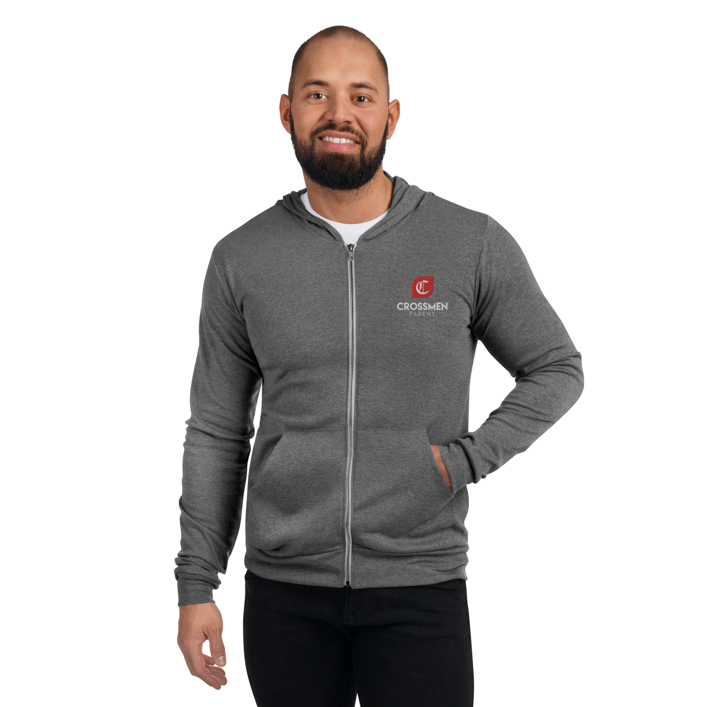 Crossmen Unisex Zip-up Hoodie
