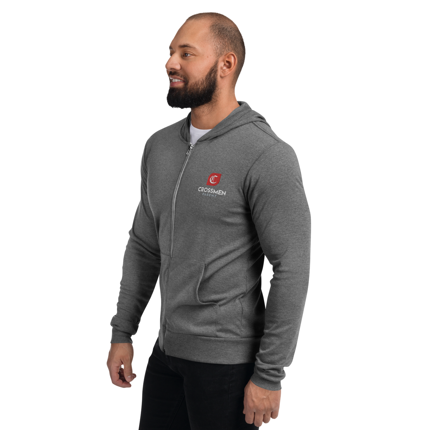 Crossmen Unisex Zip-up Hoodie