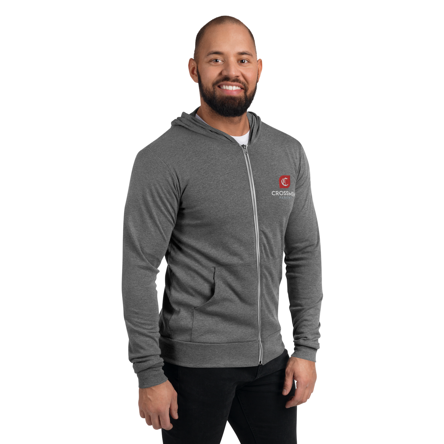 Crossmen Unisex Zip-up Hoodie