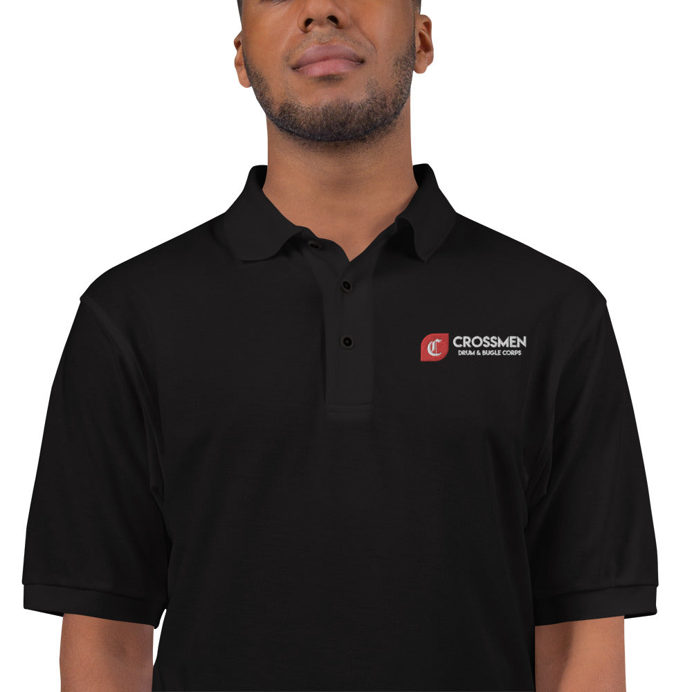 Crossmen Drum & Bugle Corps Black Polo