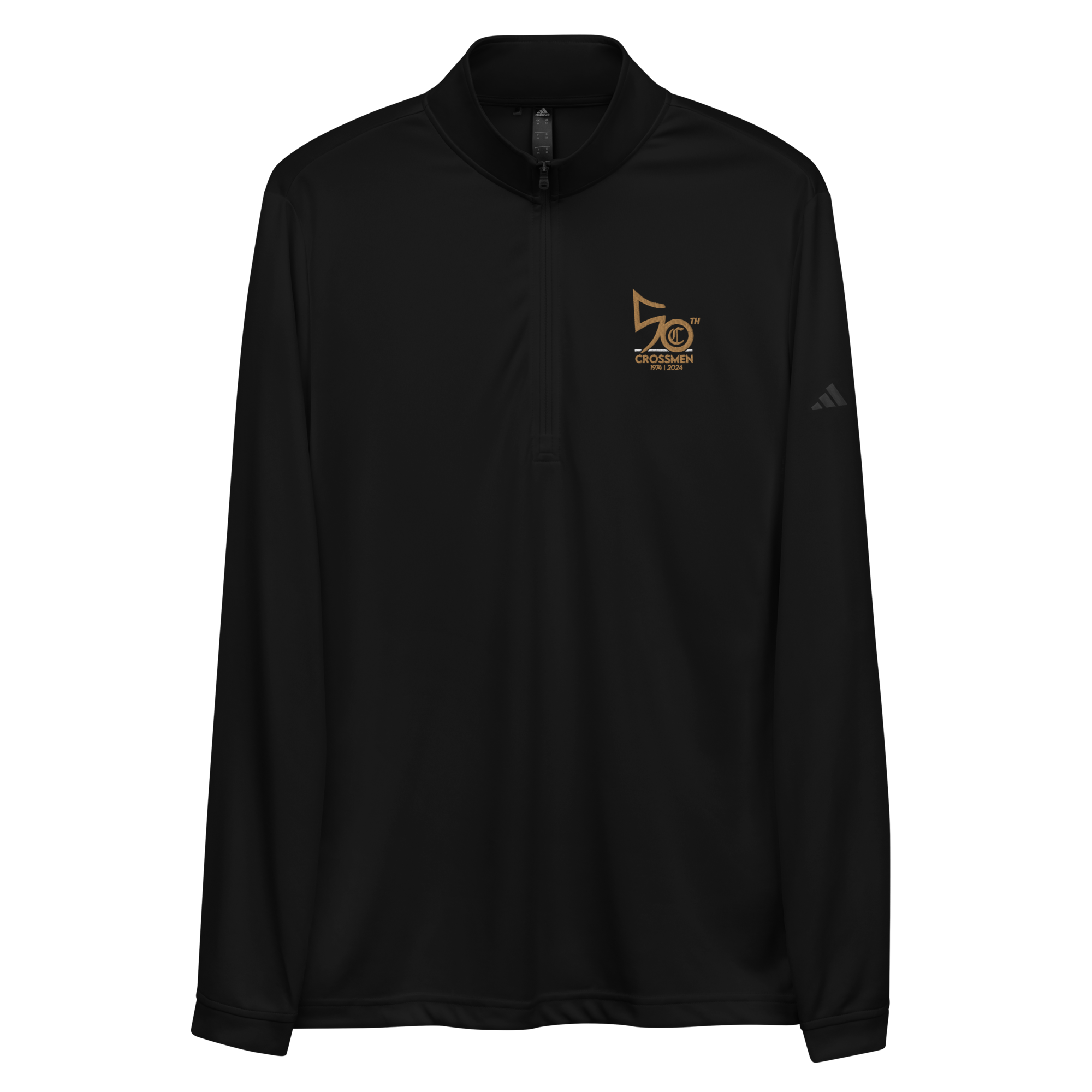 crossmen 50th Anniversary Embroidered Quarter zip pullover