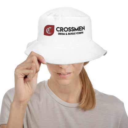 Crossmen Drum & Bugle Corps Bucket Hat - White