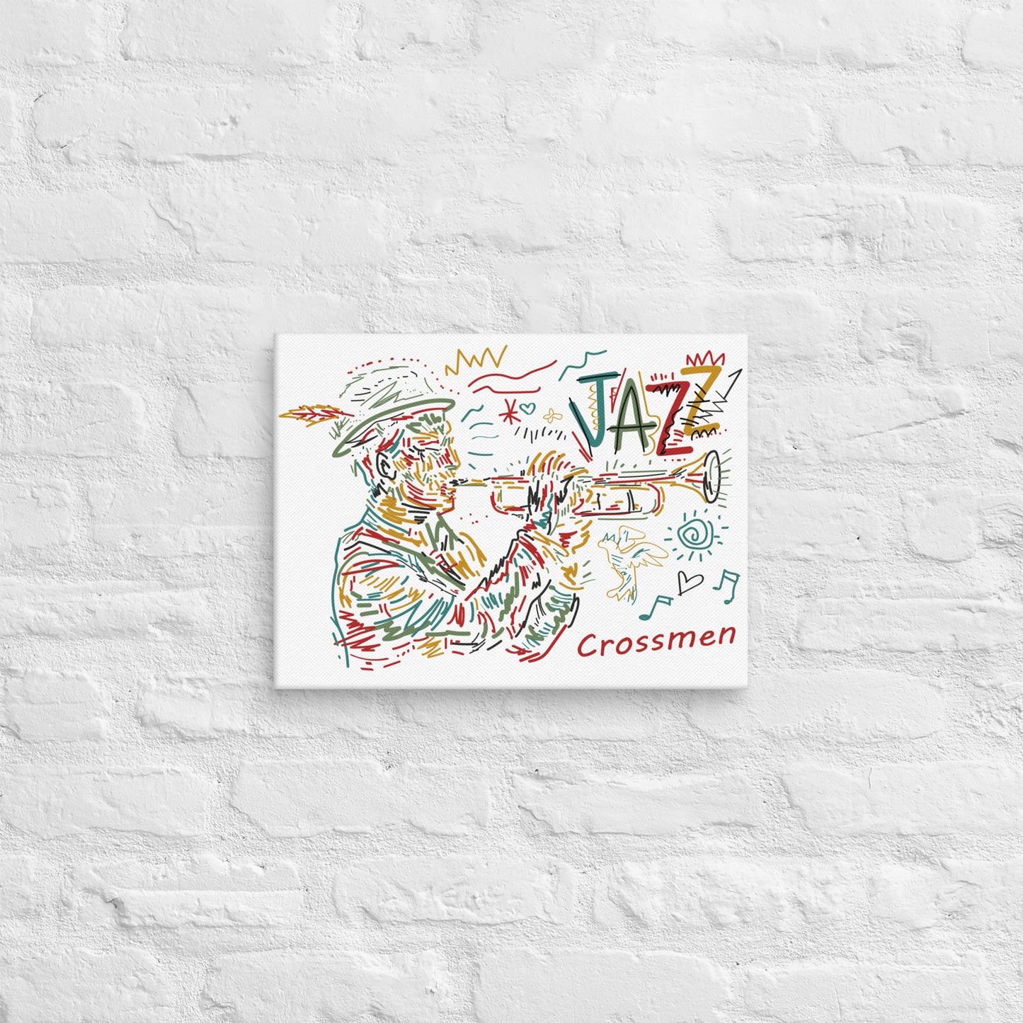 Crossmen Jazz Flag Canvas