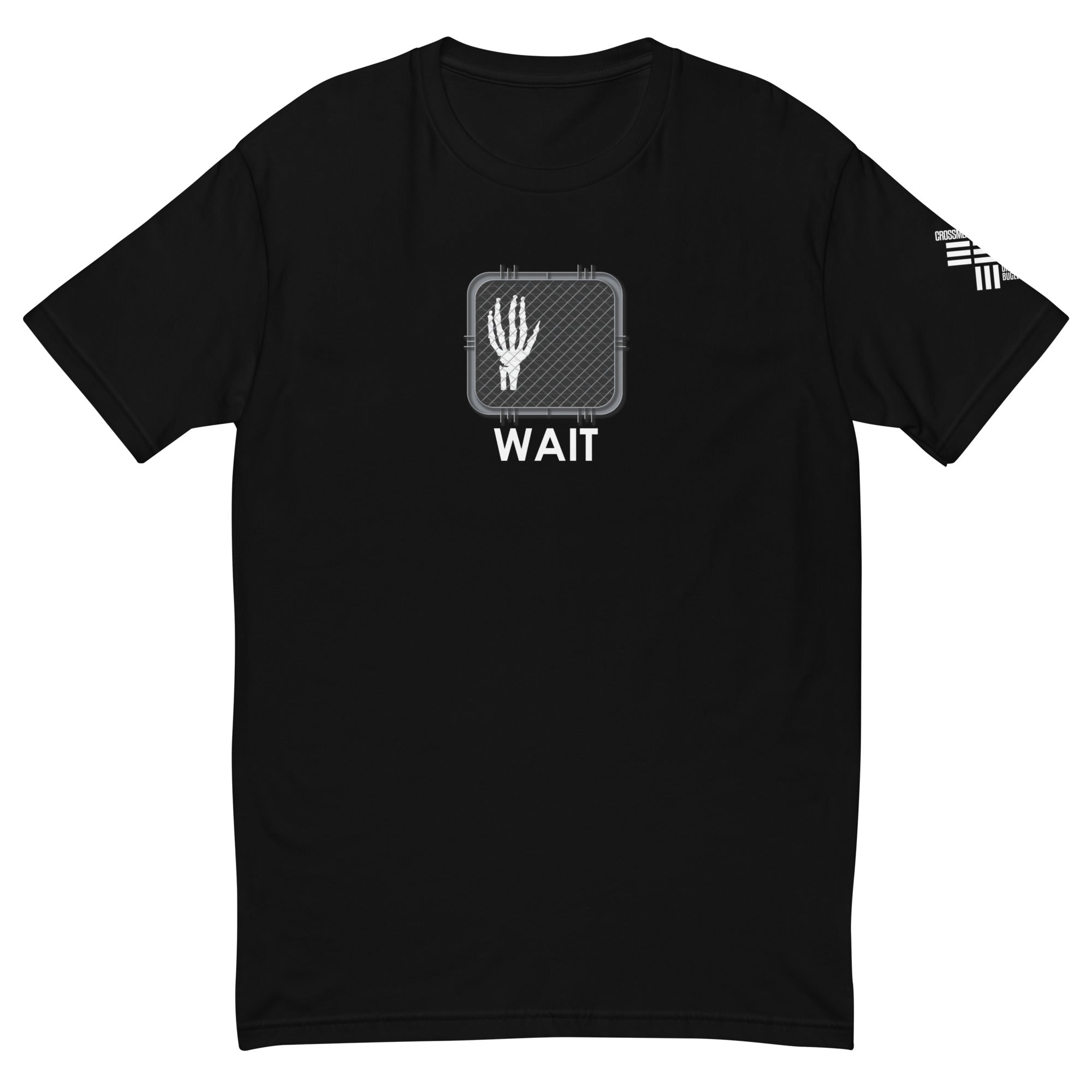 crossmen WAIT Men's with sleeve art Short Sleeve T-shirt