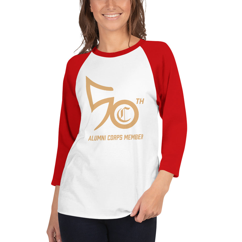 Alumni Corps Member 3/4 Sleeve Raglan Tee