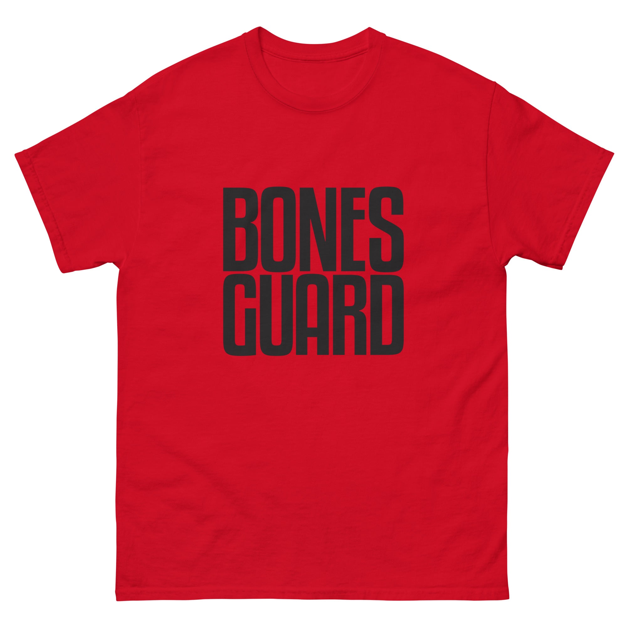crossmen Red or Grey Bones Guard Unisex classic tee