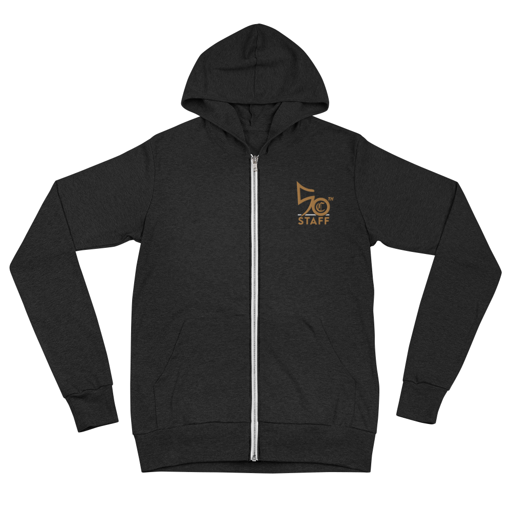 Staff Unisex zip hoodie