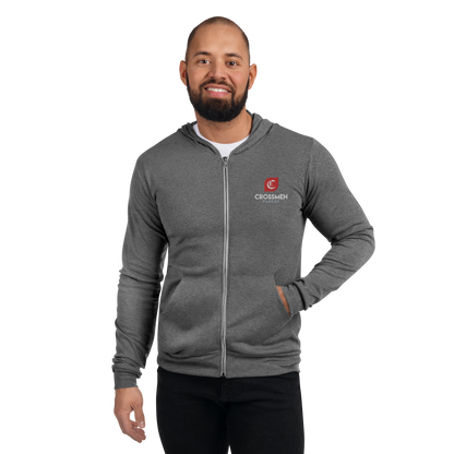 Crossmen Unisex Zip-up Hoodie