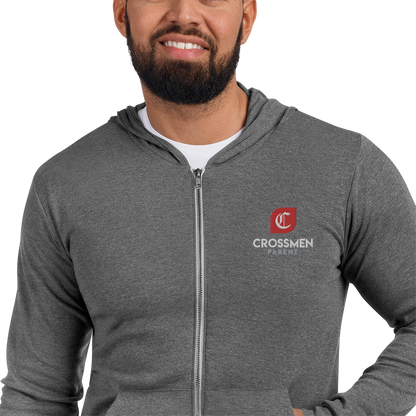 Crossmen Unisex Zip-up Hoodie