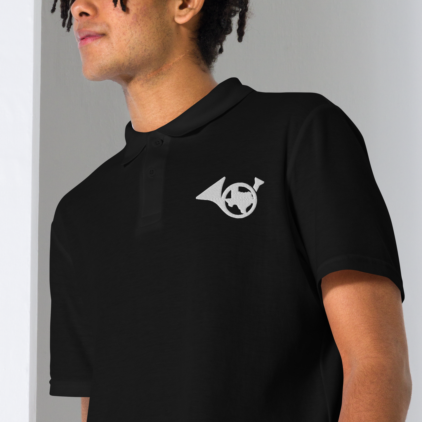 Unisex pique polo shirt