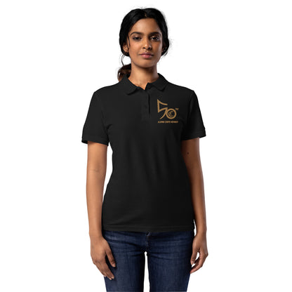 Alumni Corps Members Women’s pique polo shirt, Embroidered 50th