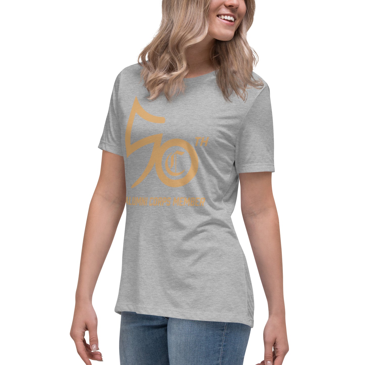 Alumni Corps Members Women's Relaxed 50th T-Shirt