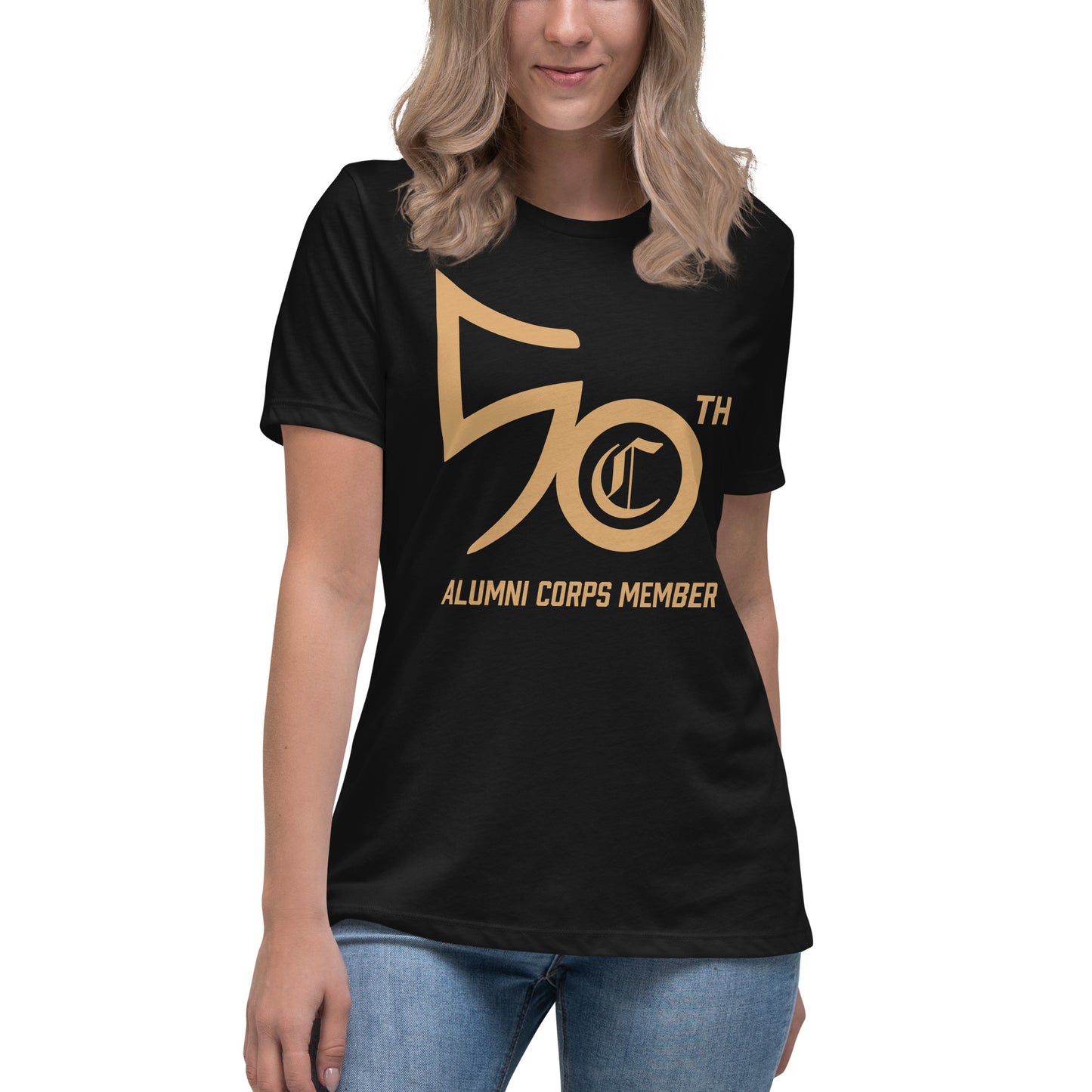 Alumni Corps Members Women's Relaxed 50th T-Shirt