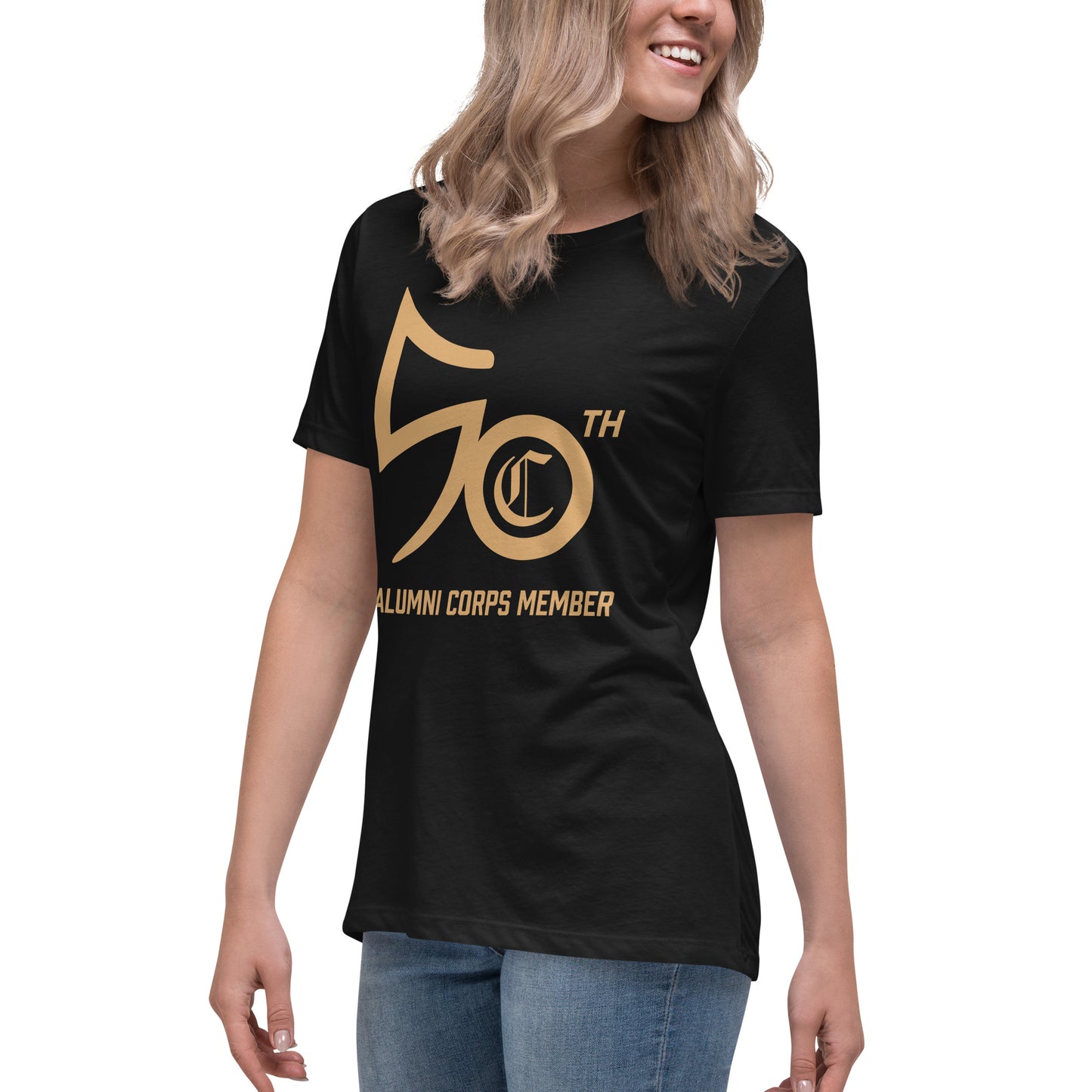 Alumni Corps Members Women's Relaxed 50th T-Shirt