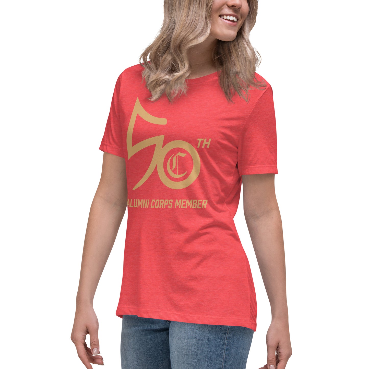 Alumni Corps Members Women's Relaxed 50th T-Shirt