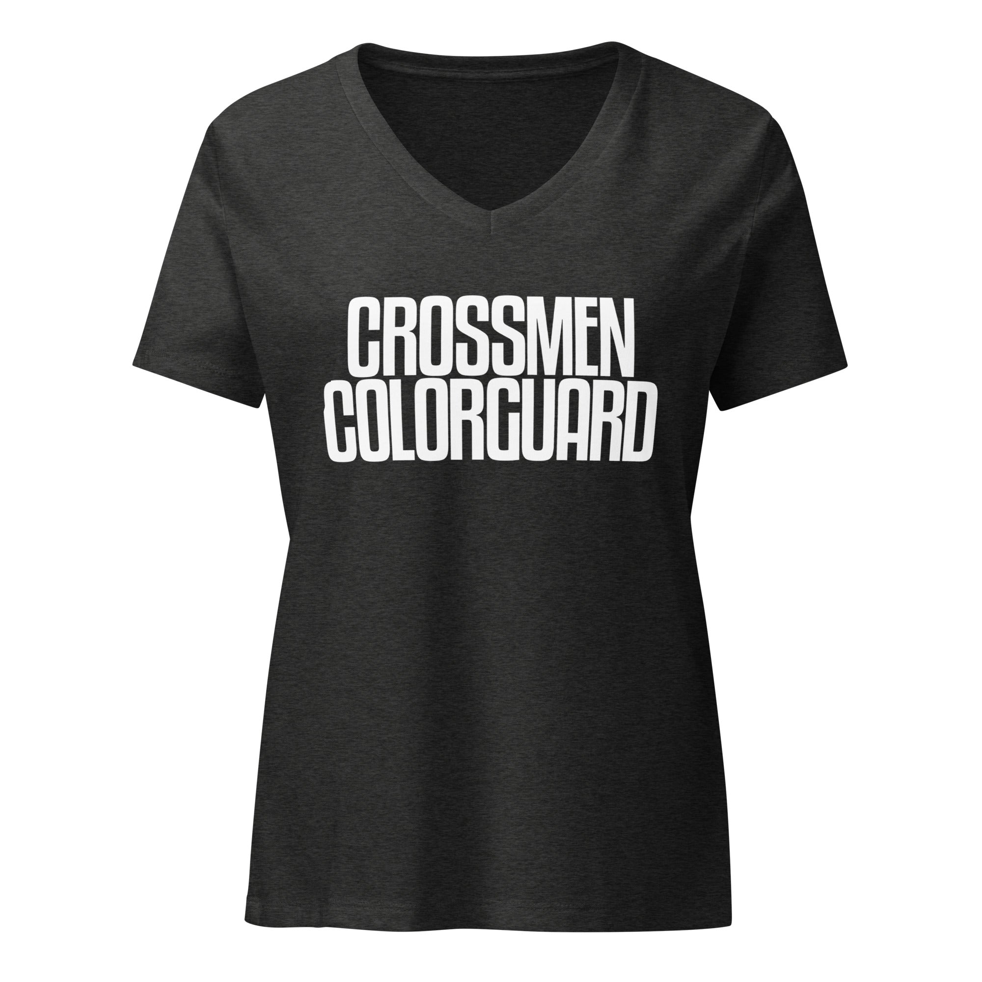 crossmen Gray CCG Women’s relaxed v-neck