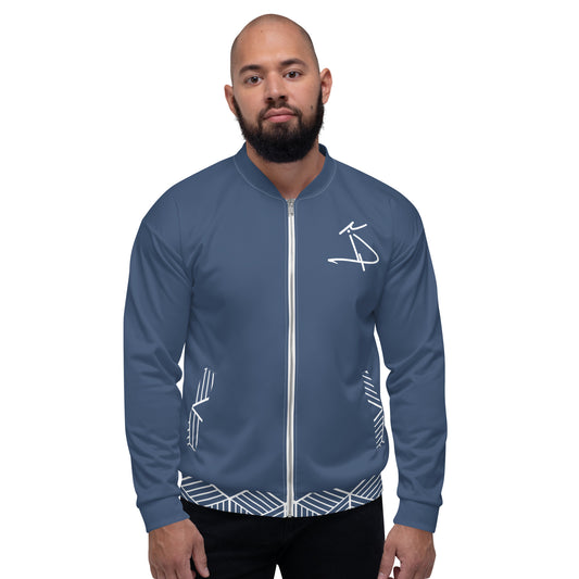 Delco unisex bomber jacket - blue