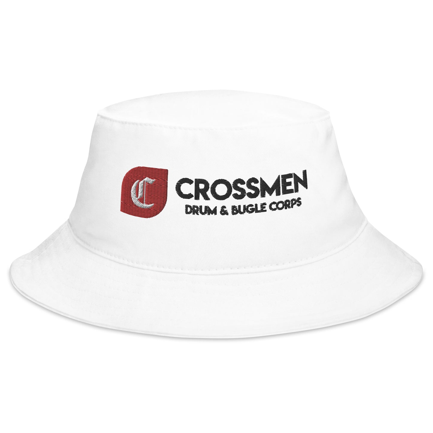 Crossmen Drum & Bugle Corps Bucket Hat - White